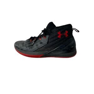 Under Armour Mens Lockdown 3 3020622-002 Black‎ Basketball Shoes Sneakers Sz 9.5